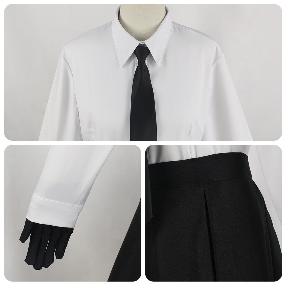 Akiko Yosano Cosplay Costume – Full Set Dress with Headwear (Anime Convention Outfit)