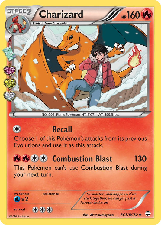Charizard 2016 Generaciones Generaciones #RC5/RC32 Casi Nuevo