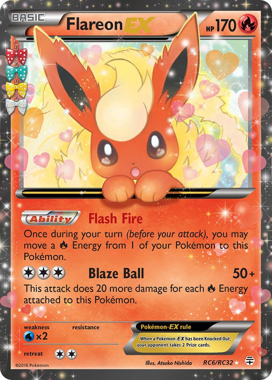 Flareon EX #RC6/RC32 Generations 2016 Near Mint
