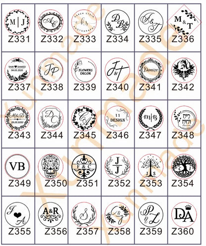 Custom Initials Embosser Stamp – Personalized Book & Wedding Embossing Seal for Address, Library & Gift Branding | Custom Paper Decor Accessory