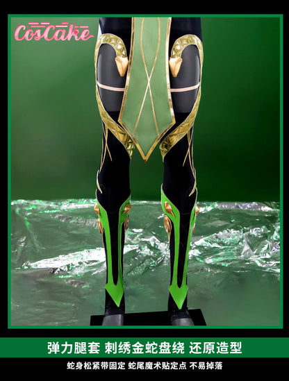 Lady Loki Cosplay Costume Set – Loki Laufeyson “God of Lies / God of Evil” Female Version Full Outfit (Game Cosplay Series with Accessories)