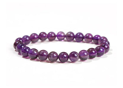 Pulsera de Cuentas de Piedra Natural – Pulsera de Gemas de Amatista, Ojo de Tigre, Cuarzo Cristal y Ágata para Mujeres y Hombres, Regalo de Joyería de Energía Reiki