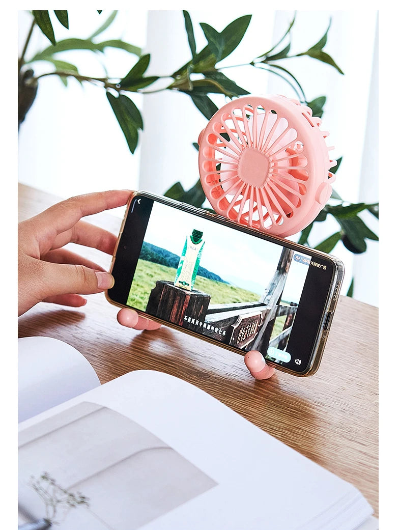 Ventilador portátil con clip para cochecito - Ventilador de refrigeración para bebés recargable por USB de 600 mAh con 3 velocidades para el hogar, viajes y actividades al aire libre