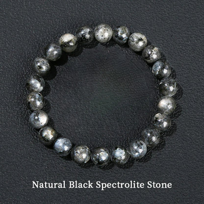Bracelet en perles de lapis-lazuli naturel, de quartz et d'améthyste – Bijou énergétique de guérison Reiki en cristal pour hommes et femmes