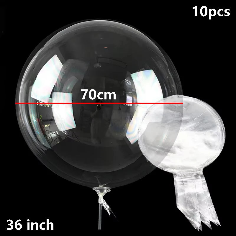 Globos de burbuja transparentes - Globos Bobo grandes transparentes para bodas, cumpleaños y decoraciones de fiesta