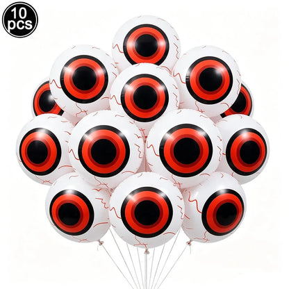 Large Halloween Standing Foil Balloons – Haunted House, Castle, Skull, Coffin & Witch Mylar Balloons for Halloween Party Decorations