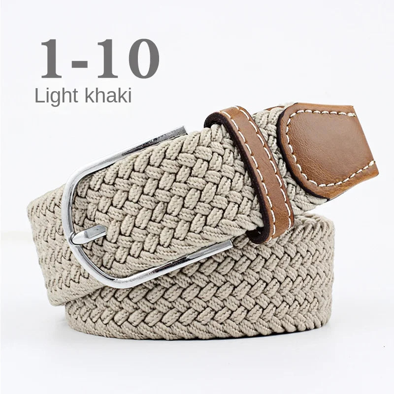 Unisex Canvas Belt Adjustable Nylon Waist Belt for Jeans, Casual & Outdoor Wear (107/120cm)