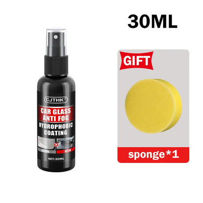 Spray repelente de lluvia Nano Glass – Revestimiento hidrofóbico para parabrisas y eliminador de películas de aceite para automóviles
