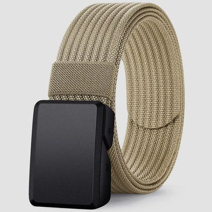1.5-Inch Tactical Nylon Belt for Men Adjustable Metal-Free Lightweight EDC Belt