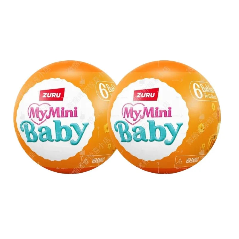 ZURU My Mini Baby Citrouille Surprise – Poupée réaliste DIY à collectionner, Cadeau mystère pour enfants et collectionneurs de poupées