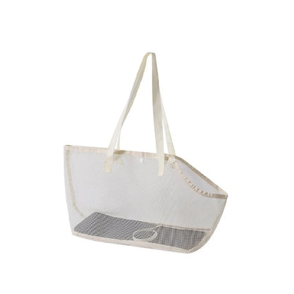Portable Mesh Pet Carrier Bag Breathable Foldable Shoulder Crossbody Tote for Cats & Small Dogs Summer Travel