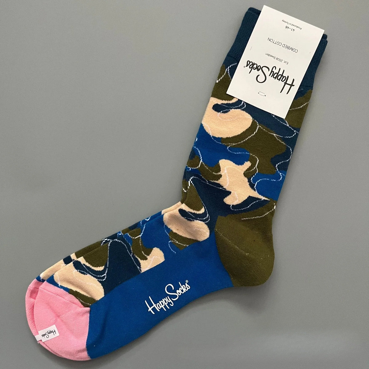 Men’s Classic Crew Socks – Cotton Everyday Socks, Sizes 7–11 UK (41–46 EU)