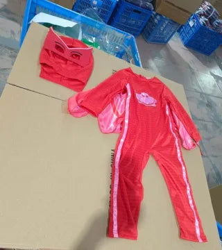 Blue PJ Masks Anime Hero Cosplay Costume with Mask – Boys & Girls Outfit for Halloween, Birthday Party & Gift Wear