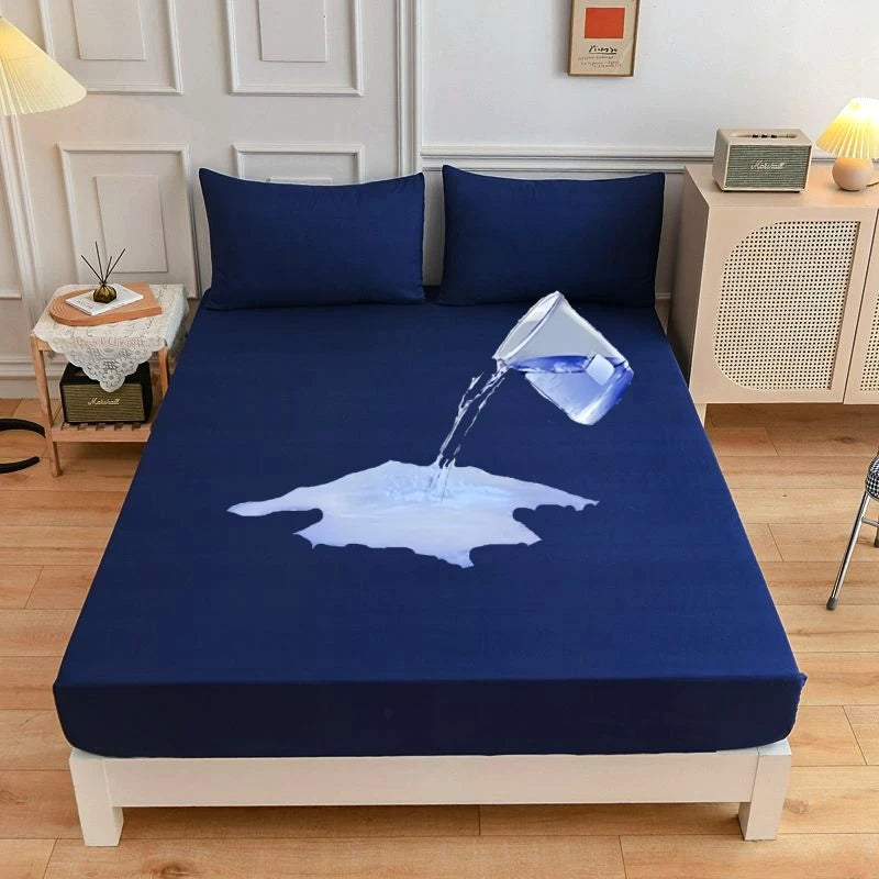 Kuup Waterproof Mattress Protector – Soft Breathable Fitted Mattress Cover with Elastic Band