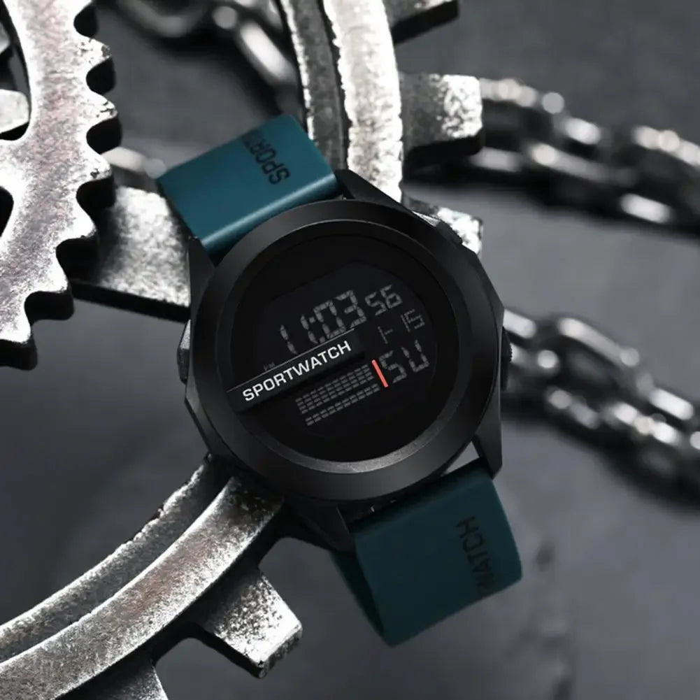 Men’s Multifunction LED Digital Sport Watch (Waterproof, Fitness, Alarm)