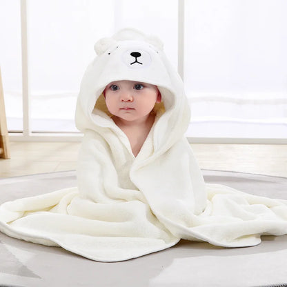Toalla de Baño con Capucha para Bebé – Suave Manta de Baño y Arrullo para Recién Nacidos, Bebés y Niños Pequeños