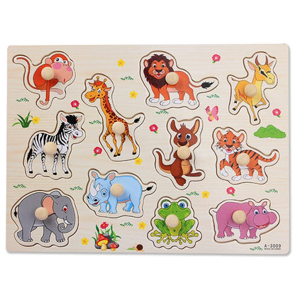Jouet de puzzle en bois Montessori pour bébé – Jeu d'apprentissage éducatif pour les tout-petits de 1 à 3 ans, activité de développement cérébral d'association de formes pour enfants, cadeau d'anniversaire et jouet d'apprentissage précoce