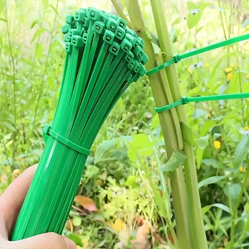 Reusable Garden Cable Ties – Adjustable Nylon Plant Support Straps for Vines, Trees, Shrubs, Gardening Fasteners, Cable Management & Outdoor Organization