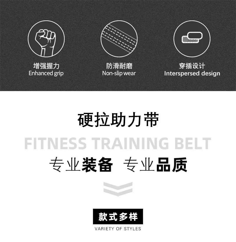 1Pair Non-Slip Weightlifting Straps – Gym Wrist Wraps for Dumbbell Training, CrossFit, Strength Workouts & Fitness Exercise Support