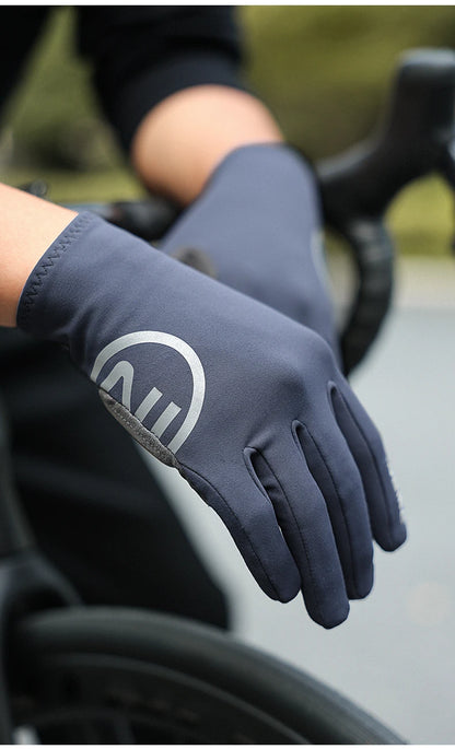 Guantes de ciclismo INBIKE 2024 – Guantes de bici de forro polar con dedos completos y acolchado de gel para hombre, accesorios de invierno con pantalla táctil para ciclismo de carretera y MTB