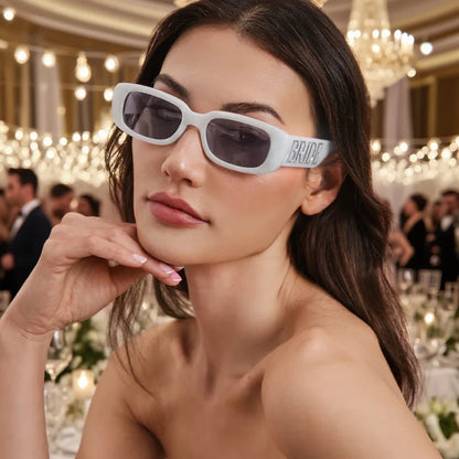 Gafas de sol para la futura novia – Accesorios para despedida de soltera y fiesta nupcial | Divertido regalo de decoración para fiesta de compromiso
