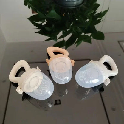 Silicone Baby Fruit Feeder Pacifier – Fresh Food & Teething Feeder with Protective Cover