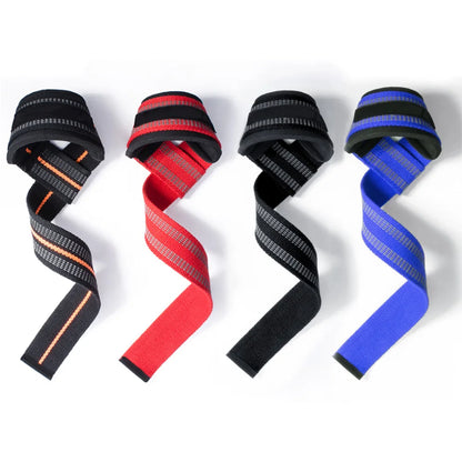1Pair Non-Slip Weightlifting Straps – Gym Wrist Wraps for Dumbbell Training, CrossFit, Strength Workouts & Fitness Exercise Support