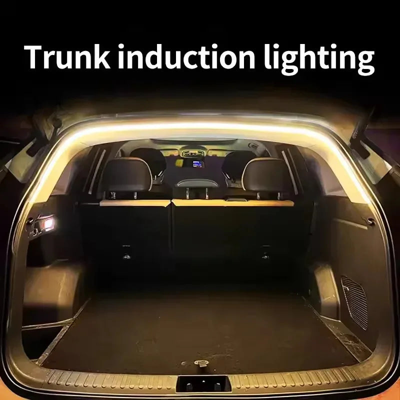 Automatic LED Car Trunk Light Strip – High-Brightness Wireless Tailgate Ambient Interior Lighting
