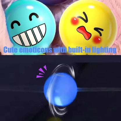 Spinning Whistle Ball Toy – Glowing Flywheel Puzzle Party Fidget Toy for Hand-Eye Coordination & Interactive Play