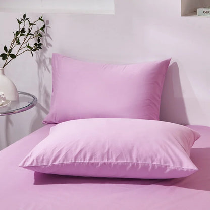 Funda de almohada de algodón premium – Funda de almohada de algodón peinado suave y transpirable para un sueño cómodo