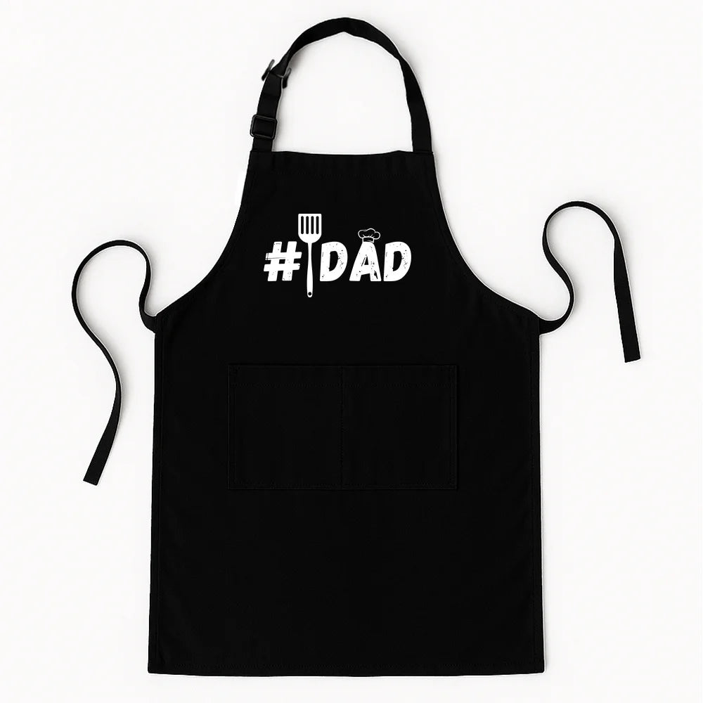 Best Dad Ever Apron – Father’s Day Cooking Gift for Daddy with Pockets, Kitchen Chef Apron AP-002