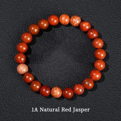 Bracelet en perles de lapis-lazuli naturel, de quartz et d'améthyste – Bijou énergétique de guérison Reiki en cristal pour hommes et femmes