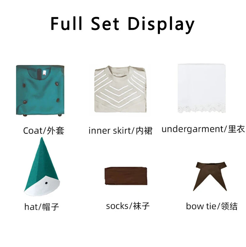 Koko Cosplay Costume – Atelier of Witch Hat Anime Uniform (Women’s Halloween & Carnival Outfit Set)
