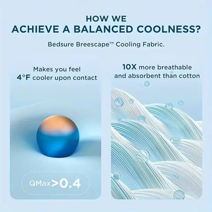 Manta Refrescante de Verano – Colcha Ligera y Transpirable para Cama con Comodidad de Aire Acondicionado