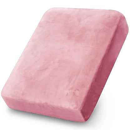 Velvet Sofa Cushion Cover – Plush Stretch Couch Slipcover Furniture Protector for Living Room