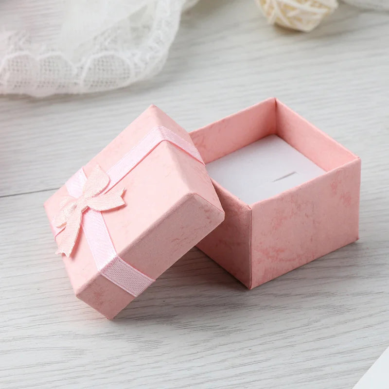 12PCS Fashion Jewelry Gift Boxes – Multi-Color Earring & Ring Packaging Boxes | Elegant Jewelry Holder for Gifts, Retail & Wholesale