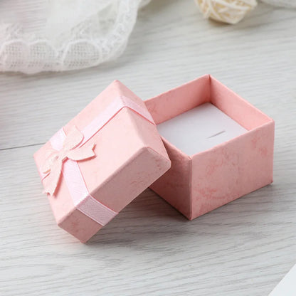 12PCS Fashion Jewelry Gift Boxes – Multi-Color Earring & Ring Packaging Boxes | Elegant Jewelry Holder for Gifts, Retail & Wholesale
