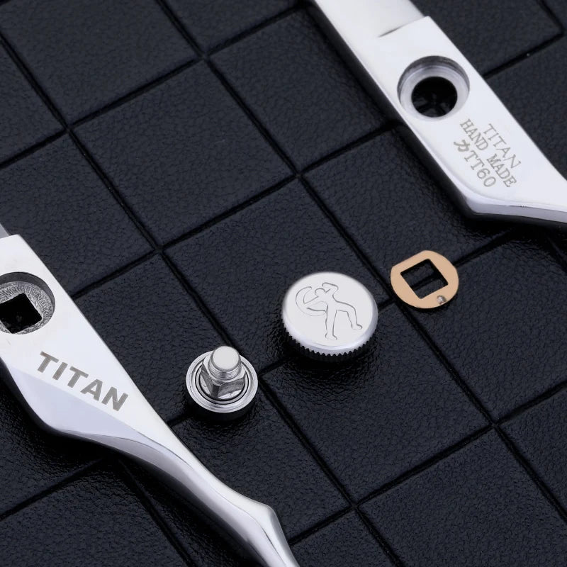 Titan 6 Inch Professional Hair Scissors – Barber Hair Cutting Shears for Salon & Hairdressing Tools | Stainless Steel Styling Scissor