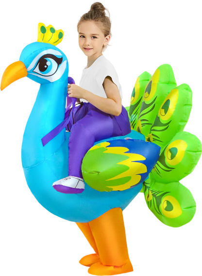Kids’ Dinosaur Inflatable Costume – Fun Cosplay Party Outfit for Boys & Girls, Halloween, Christmas, Purim & Dress-Up Events