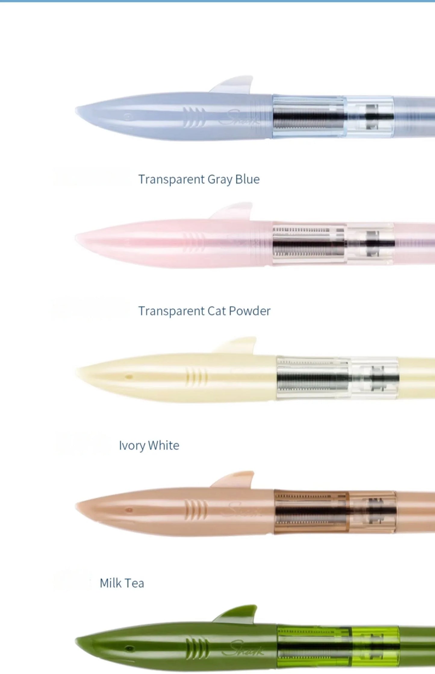 Stylo-plume Jinhao Shark – Stylo-plume à plume fine de 0,5 mm pour la calligraphie, l'écriture, le travail de bureau, les fournitures scolaires et la papeterie étudiante