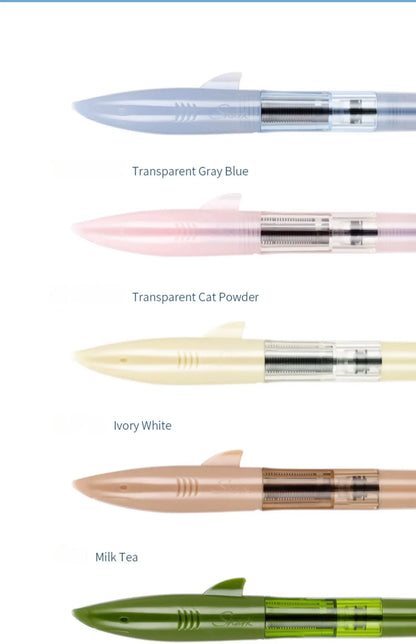 Stylo-plume Jinhao Shark – Stylo-plume à plume fine de 0,5 mm pour la calligraphie, l'écriture, le travail de bureau, les fournitures scolaires et la papeterie étudiante