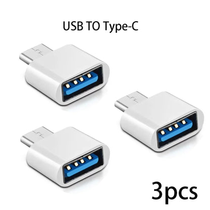 USB-C to USB 3.0 OTG Adapter – Type-C Male to USB-A Female Data Connector for MacBook, iPad & USB-C Devices