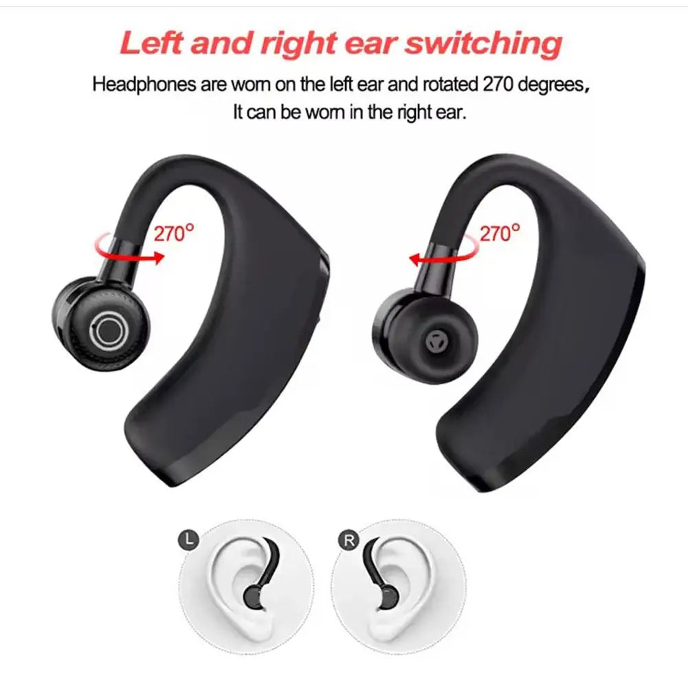 Casque Bluetooth sans fil – Écouteurs professionnels à réduction de bruit avec design ergonomique et longue autonomie