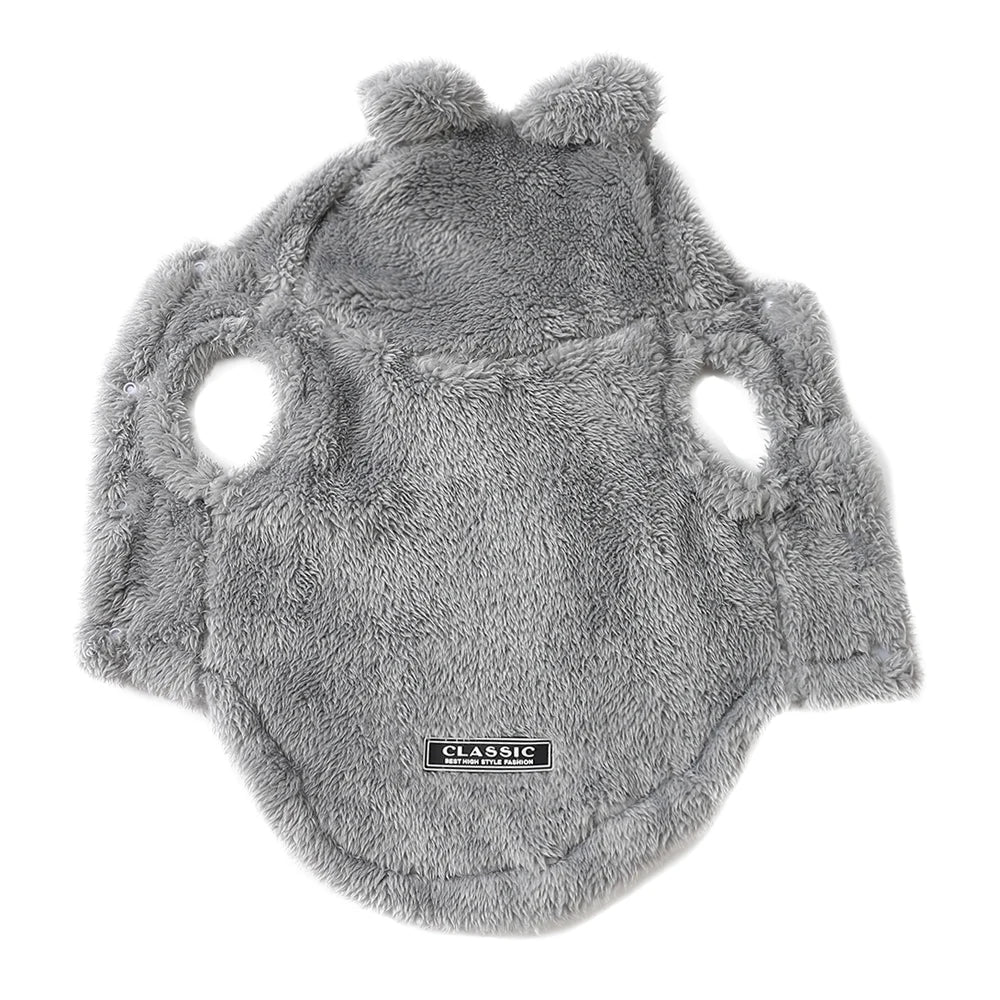 Winter Pet Hoodie Coat – Warm Fleece Jacket for Cats & Small to Medium Dogs, Cozy Puppy & Kitten Sweater Clothes for Sphynx Cats