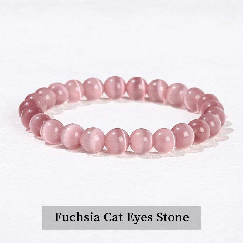 Pulsera de piedra obsidiana negra natural – Joyería ajustable de cuentas de cristal para hombres y mujeres, regalo de moda y accesorio de estilo energético