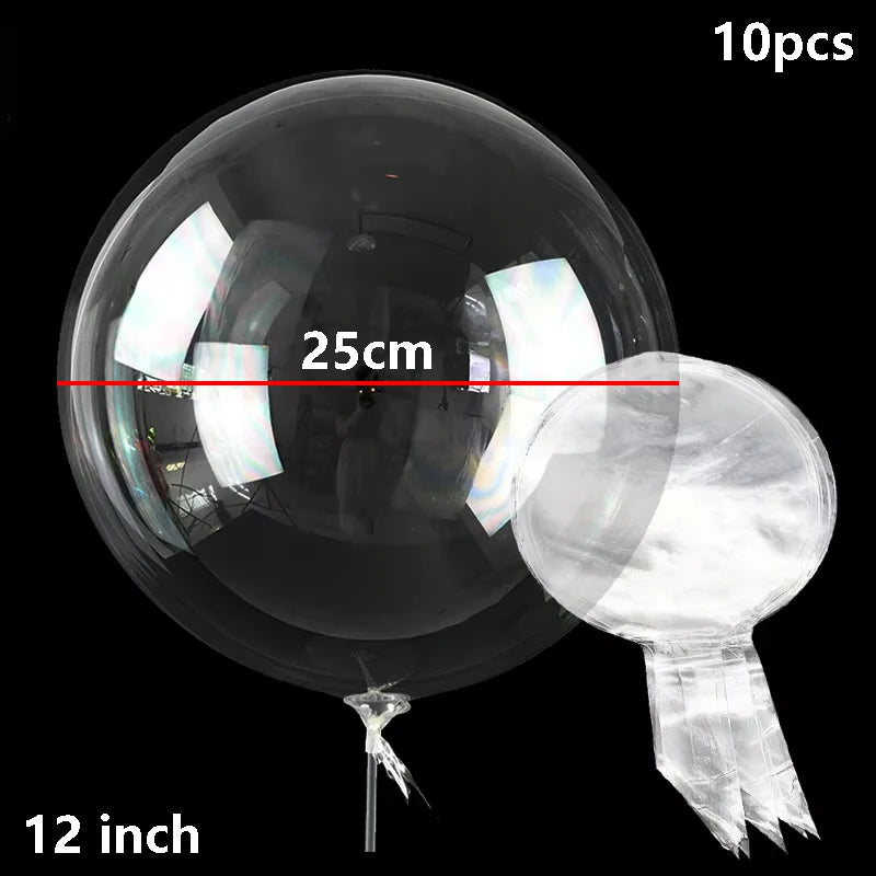 Globos de burbuja transparentes - Globos Bobo grandes transparentes para bodas, cumpleaños y decoraciones de fiesta
