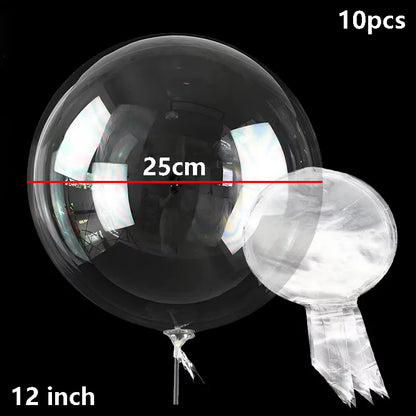 Globos de burbuja transparentes - Globos Bobo grandes transparentes para bodas, cumpleaños y decoraciones de fiesta