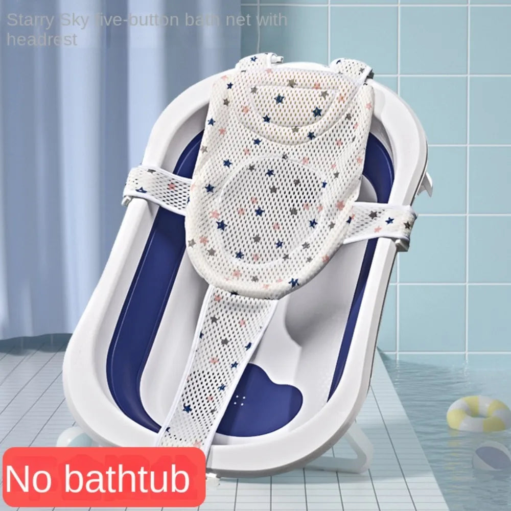 Coussin de support de bain réglable pour bébé – Siège de bain antidérapant pour nouveau-né pour baignoire, douche et bain pour bébé