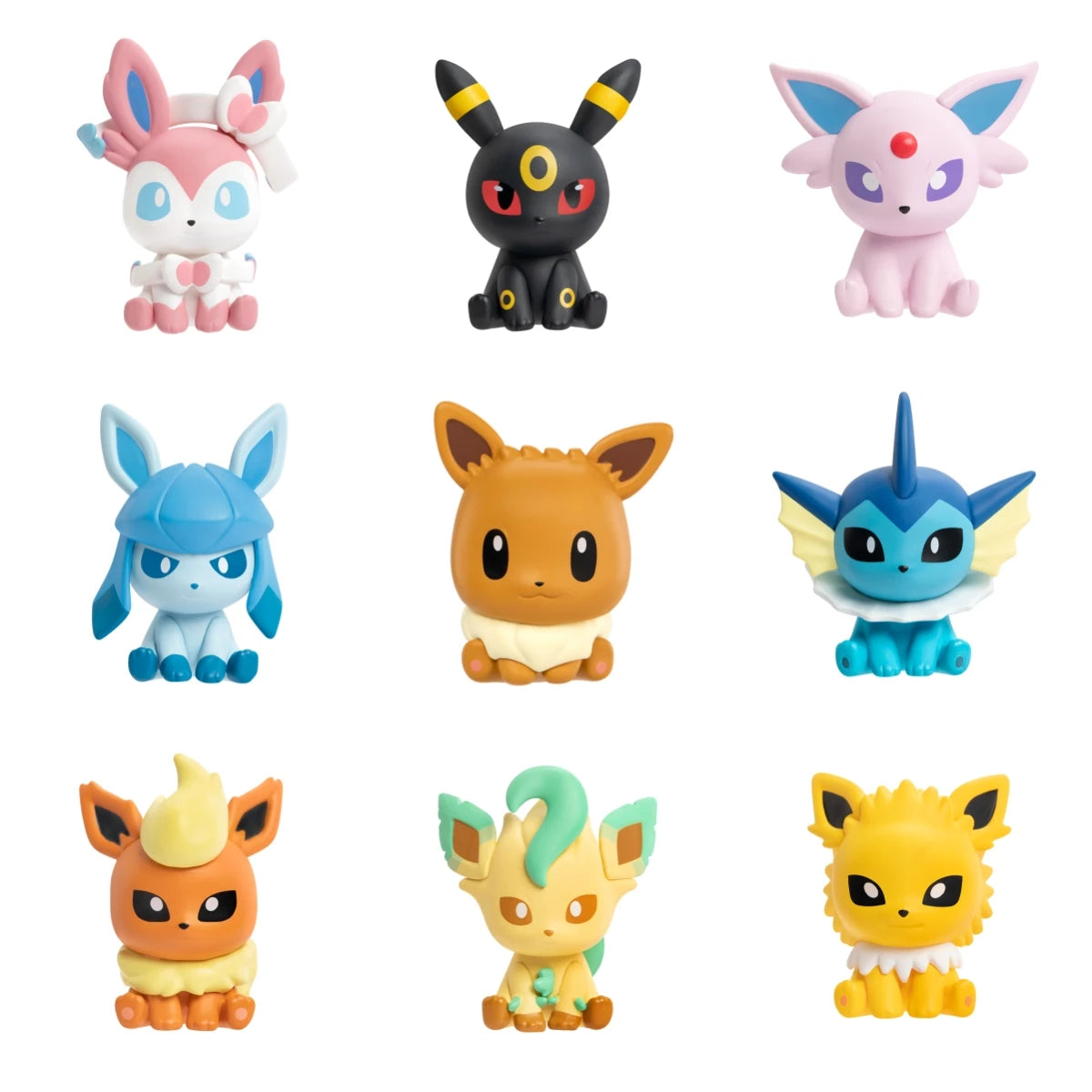 Pokémon Anime Poké Ball Action Figures – Mini Dolls (Dragonite, Sylveon, Gengar, Vulpix) Genuine Original Model Ornament Toy Gift