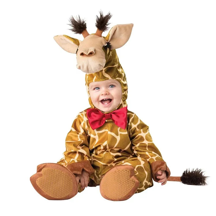 Kids Animal Halloween Costume – Baby & Toddler Fancy Dress Cosplay Outfit for Boys & Girls, Horse, Shark, Bear, Giraffe & Spider